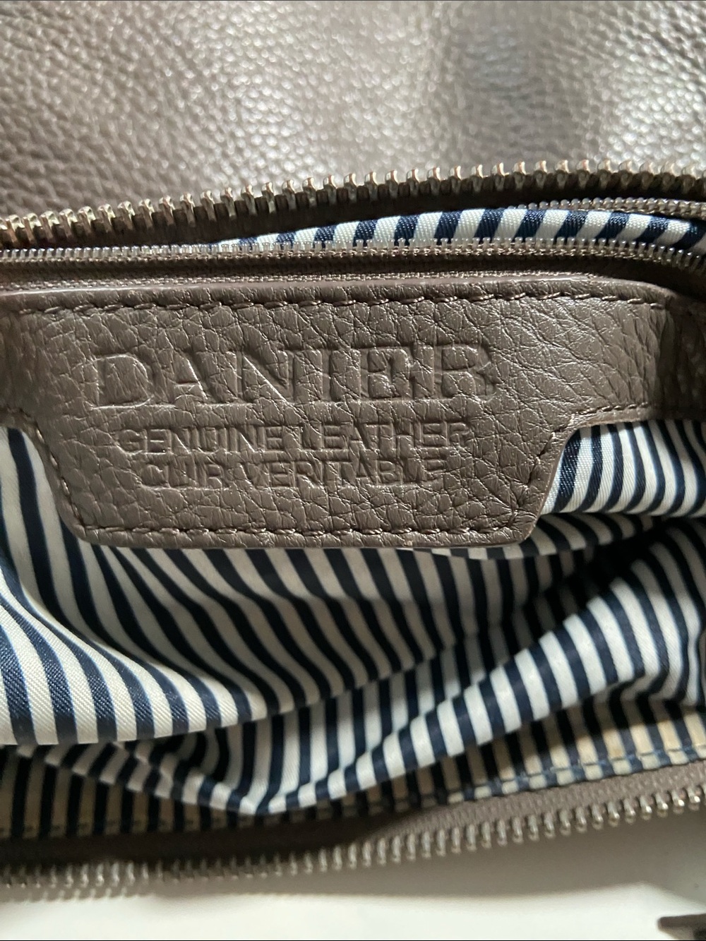 Vintage Pebble Leather Danier Leather Crossbody Bag - Picture 6 of 12